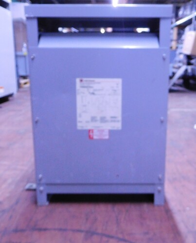 45 KVA 480 Delta Primary, 208Y/120 Secondary, Cutler-Hammer V48M28T45CU, dry type transformer, class AA - Image 8