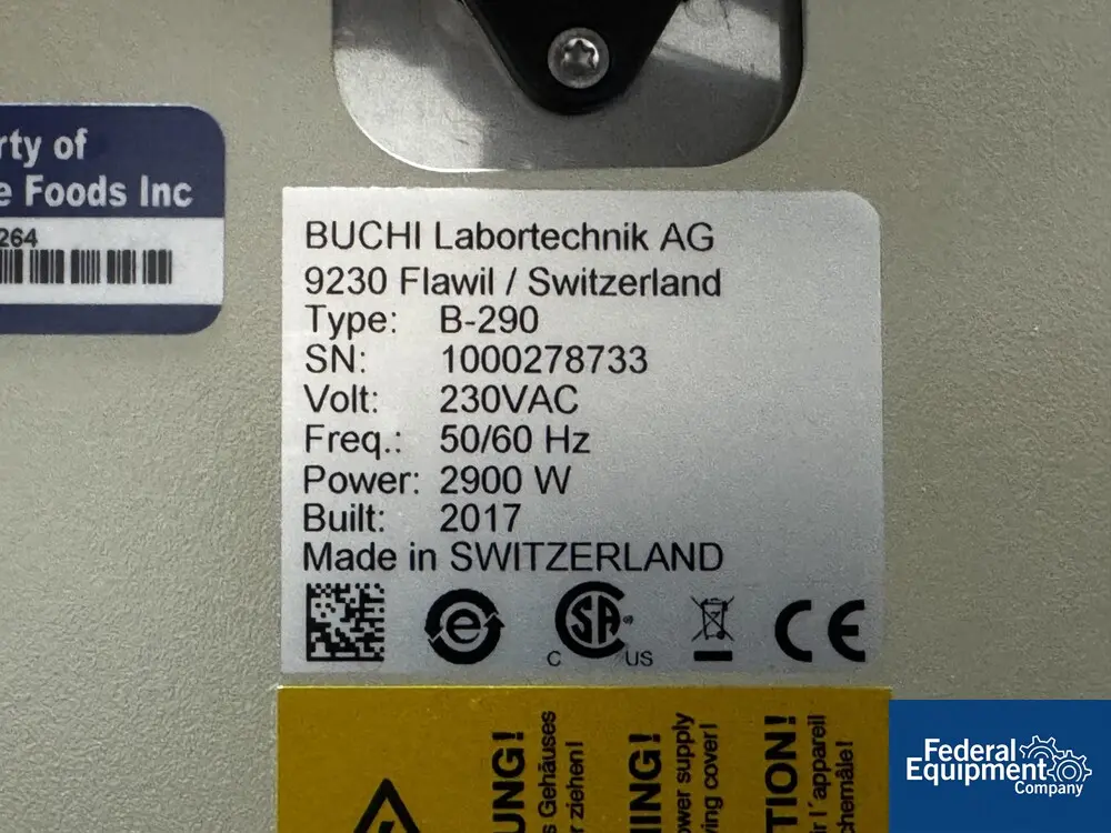Buchi #B-290, Spray Dryer - Image 2