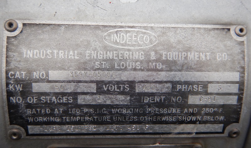 50 KW Industrial Engineering & Equipment #IE-50/60-R, Syltherm Temperature Control Unit, w/150 psi @ - Image 5