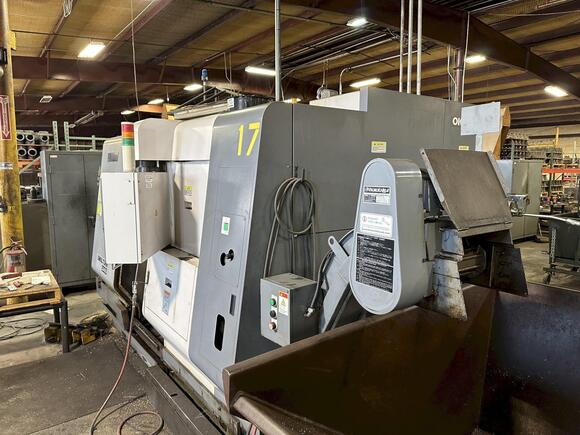 Okuma #LU-400/2SC650, 4-Axis CNC lathe, 25.5" swing, 26.5" centers, 3.1"/4.33" bar, 2006 - Image 4