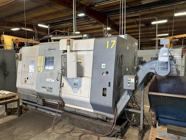 Okuma #LU-400/2SC650, 4-Axis CNC lathe, 25.5" swing, 26.5" centers, 3.1"/4.33" bar, 2006 - Image 6