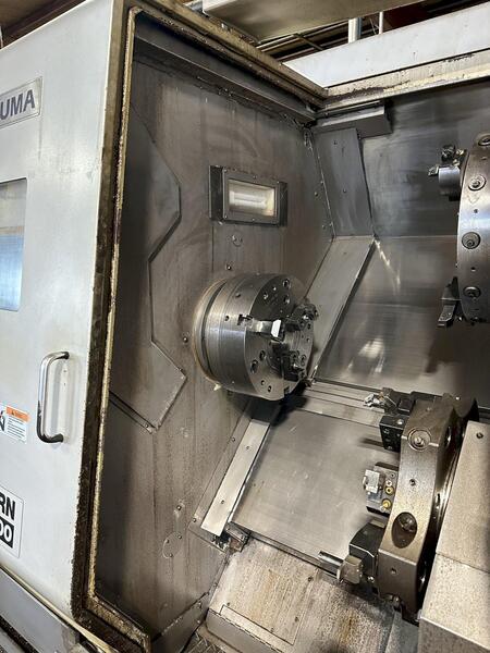 Okuma #LU-400/2SC650, 4-Axis CNC lathe, 25.5" swing, 26.5" centers, 3.1"/4.33" bar, 2006 - Image 8
