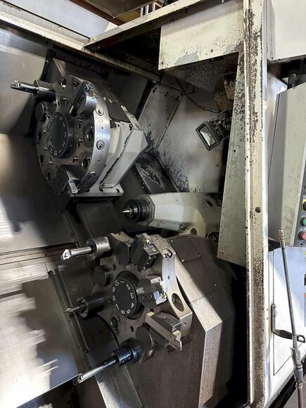 Okuma #LU-400/2SC650, 4-Axis CNC lathe, 25.5" swing, 26.5" centers, 3.1"/4.33" bar, 2006 - Image 9