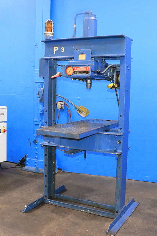 75 Ton, Dake #5-075, elec-draulic H-frame hydraulic press, 10" stroke - Image 1