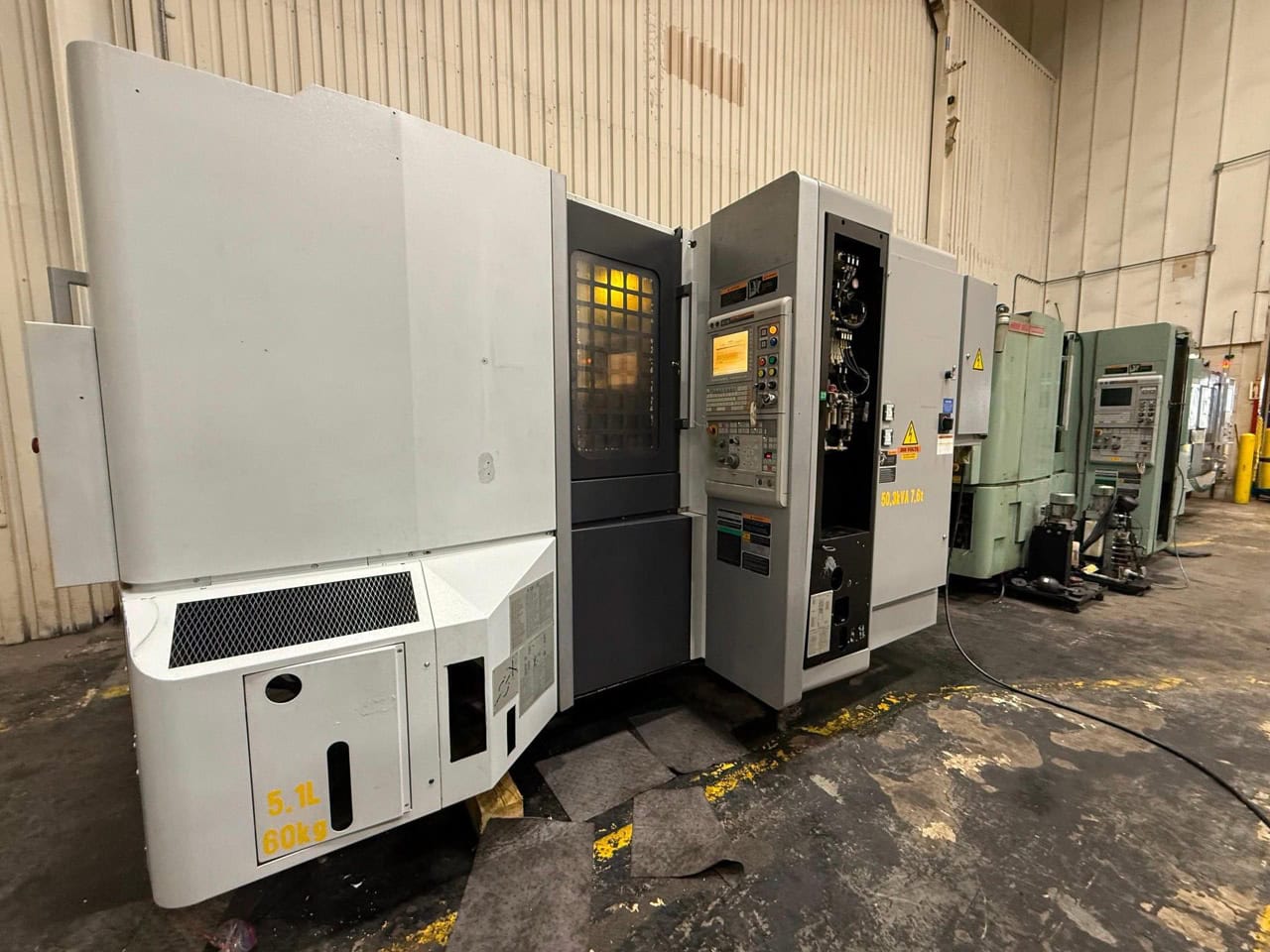Mori Seiki #NHX-4000, CNC horizontal machining center, 12000 RPM, HSK-A63, 20/15 HP, 40 automatic tool - Image 1