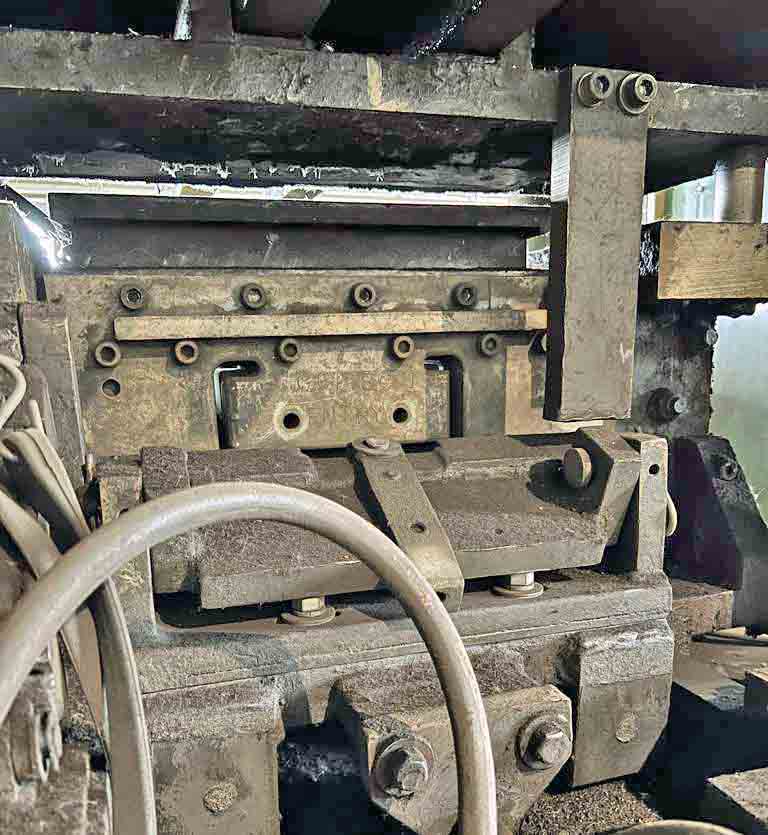 60 Ton, Tishken #CO-20-18-60, cutoff press, 2.5 stroke, air clutch, mounting base - Image 4