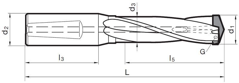 Guhring #5242, indexable insert drill, 20,005 - Image 9