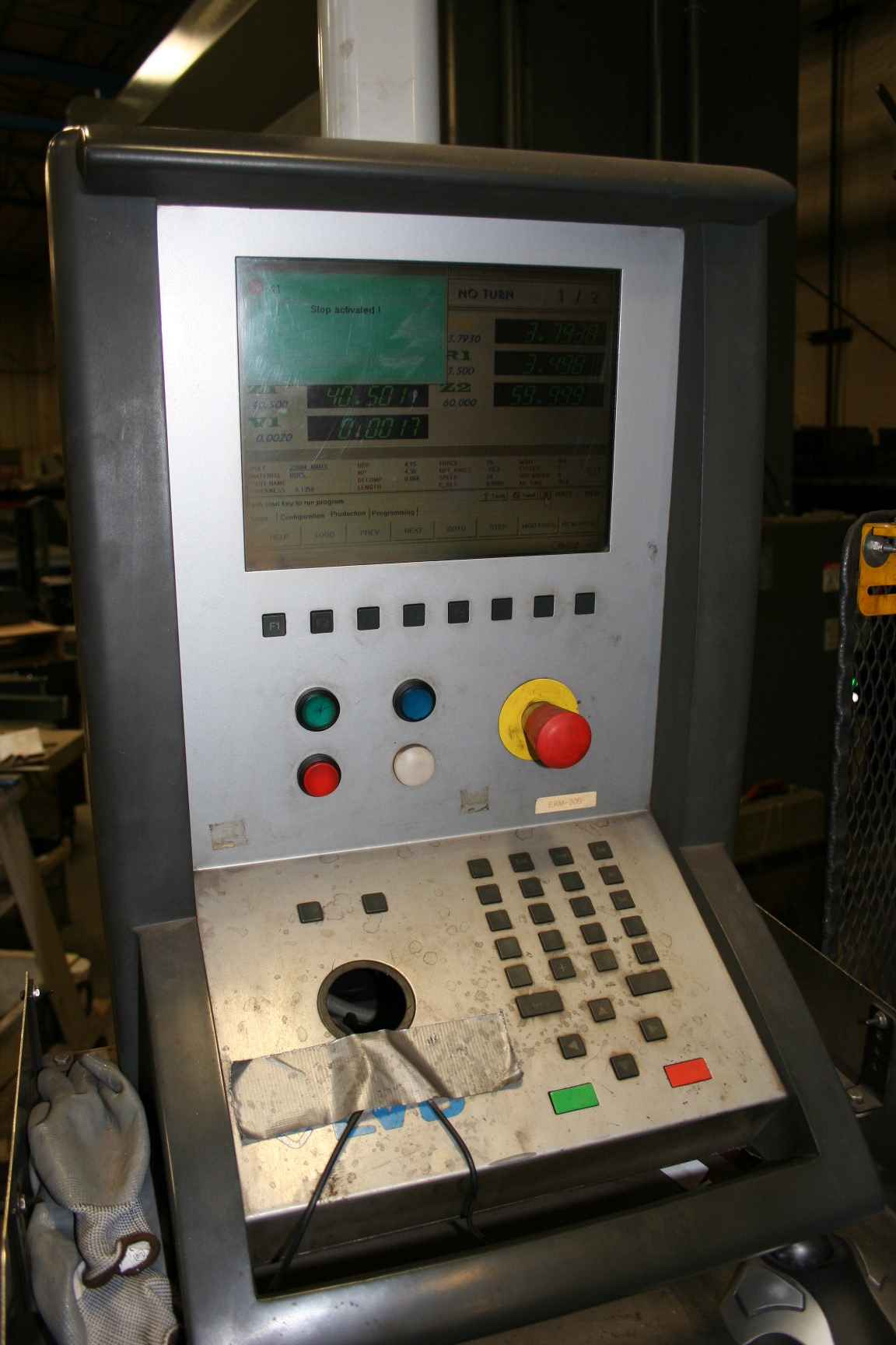 90 Ton, LVD #PPEB-08, hydraulic, 8.2'OA, 80" between housing 4-Axis gauge, Y1 Y2, LVD Cadman Control, 1999 - Image 2