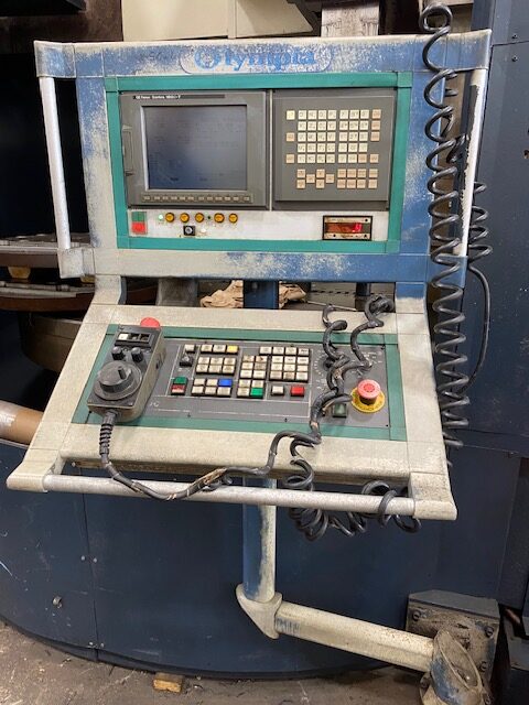 Olympia #V60L, CNC vertical turret lathe, 70" swing, 66" table, 32 ATC, Fanuc 180I-T, 1999 - Image 7