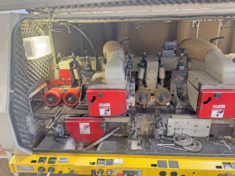 Weinig #U-23-EL, feed through moulder, 6-head, 9-1/16" x 4-3/4" capacity, 2000 - Image 2