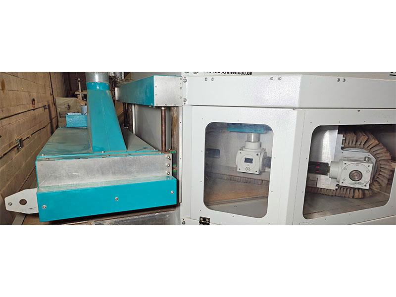 51" MB Roba-Tech #1300/2, denibbing rotational brush sander, 9-36 FPM, 2015 - Image 6