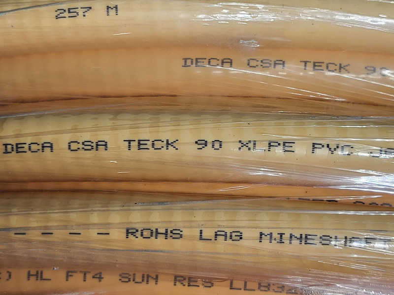 700', DECA Teck 90, CSA, 600 Volts, 10C, 14 AWG control cable, new surplus - Image 3