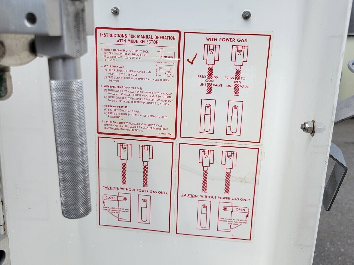 Bettis #87DH, Series 7 hydraulic quarter turn valve double acting operator, 1440 psig - Image 5