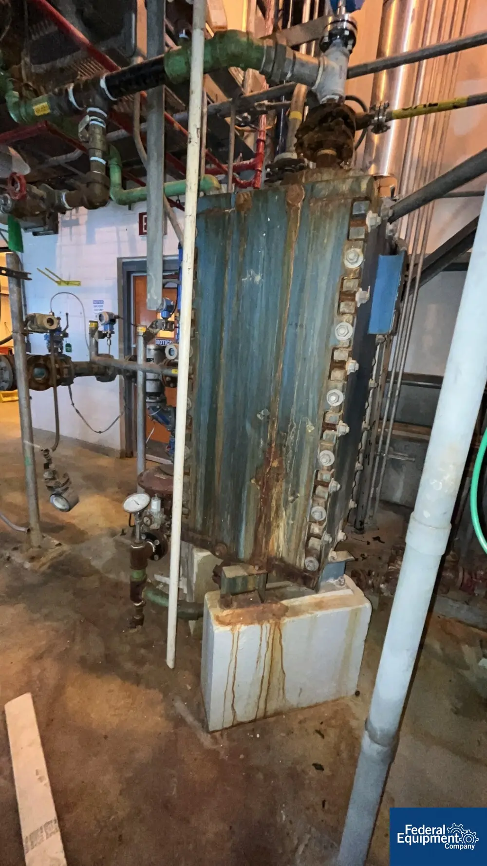 99 sq.ft., 100 psi shell, 100 psi tube, SGL #KV4C, Carbon Unibloc Heat Exchanger, 1.5" in/out process, 2" - Image 3