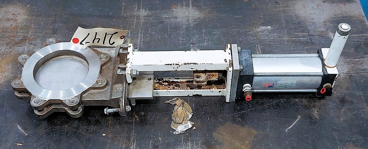 6" Knife gate for parts or repair - Image 1