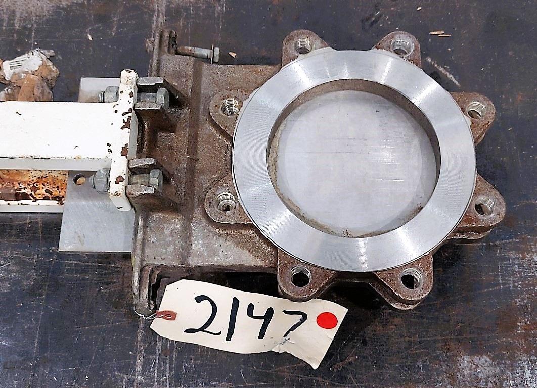 6" Knife gate for parts or repair - Image 3