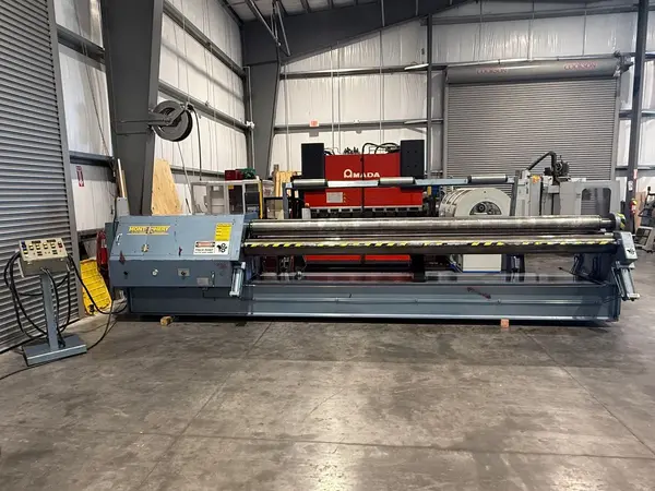 168" x 10" gauge Montgomery #4R-16810, 4-roll plate bending roll, 9" adj roll diameter, 8.5" pinch roll - Image 1