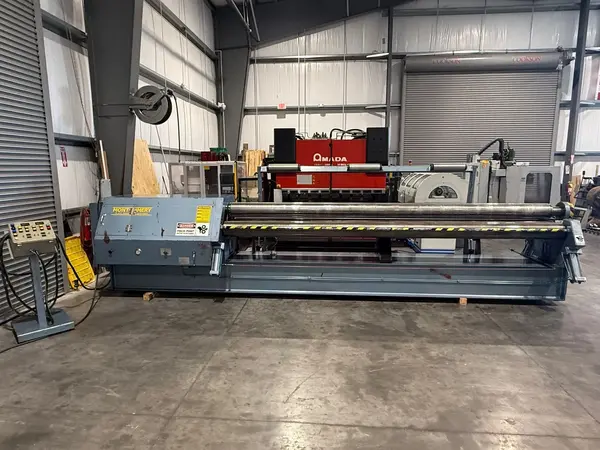 168" x 10" gauge Montgomery #4R-16810, 4-roll plate bending roll, 9" adj roll diameter, 8.5" pinch roll - Image 3
