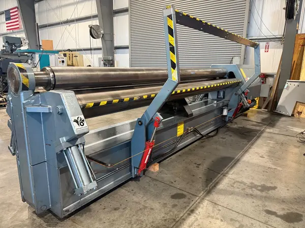 168" x 10" gauge Montgomery #4R-16810, 4-roll plate bending roll, 9" adj roll diameter, 8.5" pinch roll - Image 8