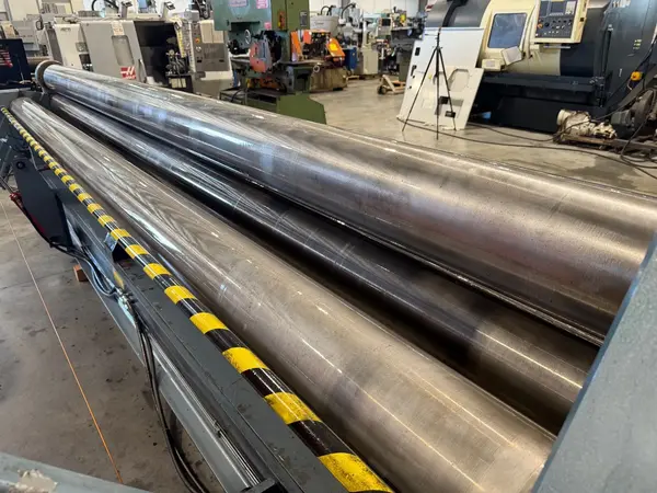 168" x 10" gauge Montgomery #4R-16810, 4-roll plate bending roll, 9" adj roll diameter, 8.5" pinch roll - Image 10