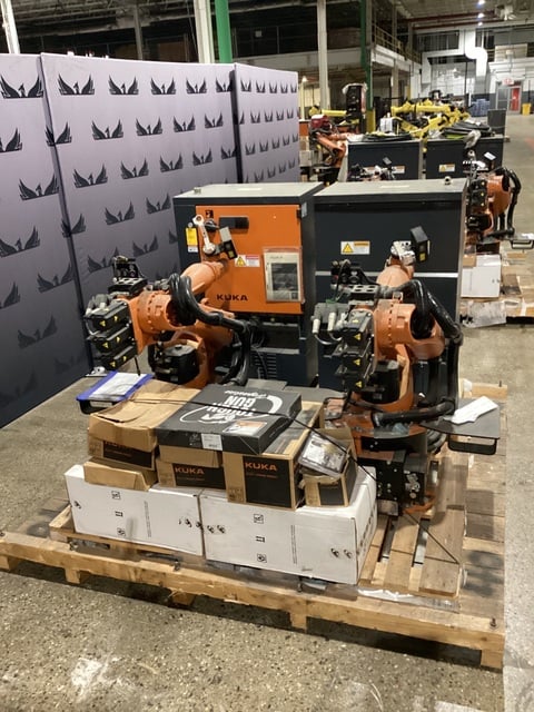 Kuka, KR16 L6-2, pair of robots, KRC4 NA controller & TT3A reamer, new - Image 4