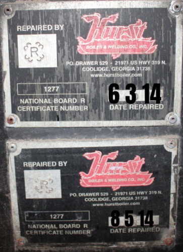 500 HP Hurst, Boiler System, 150 PSI, 3250 sq.ft. heat area, 2006 - Image 4