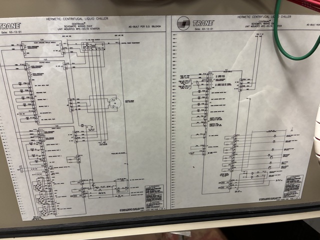 347 Ton, Trane, Hermetic Centrifugal Liquid Chiller, adaptive frequency drive, NEMA controls - Image 10