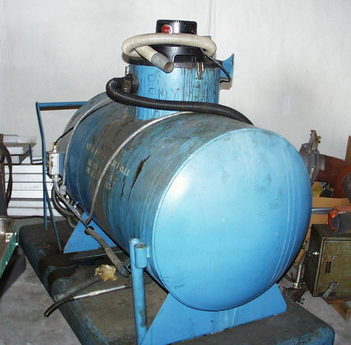 Kalcon-Molan #PCF-120, Coolant Sump Pump & Filtration Cart, 120 gallon Tank, 105 CFM, 3 HP Vacuum & 0.25 HP - Image 1