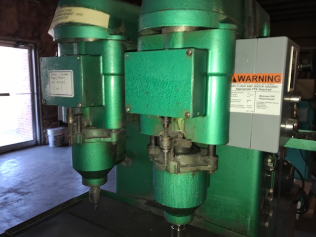 Snow #1-UD, Tapping Machine, Vertical 2-Spindle, 10.4" x 18" Table, #10 to 0.25" Tapping capacity, 1/3 HP - Image 5