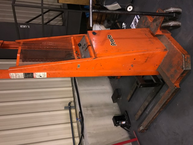 1500 lb. Presto #PS62, Pallet Stacker w/Power Lift, 3" x 36" x 1.5" thick Fork, 60" Lift height, 24" Load - Image 1