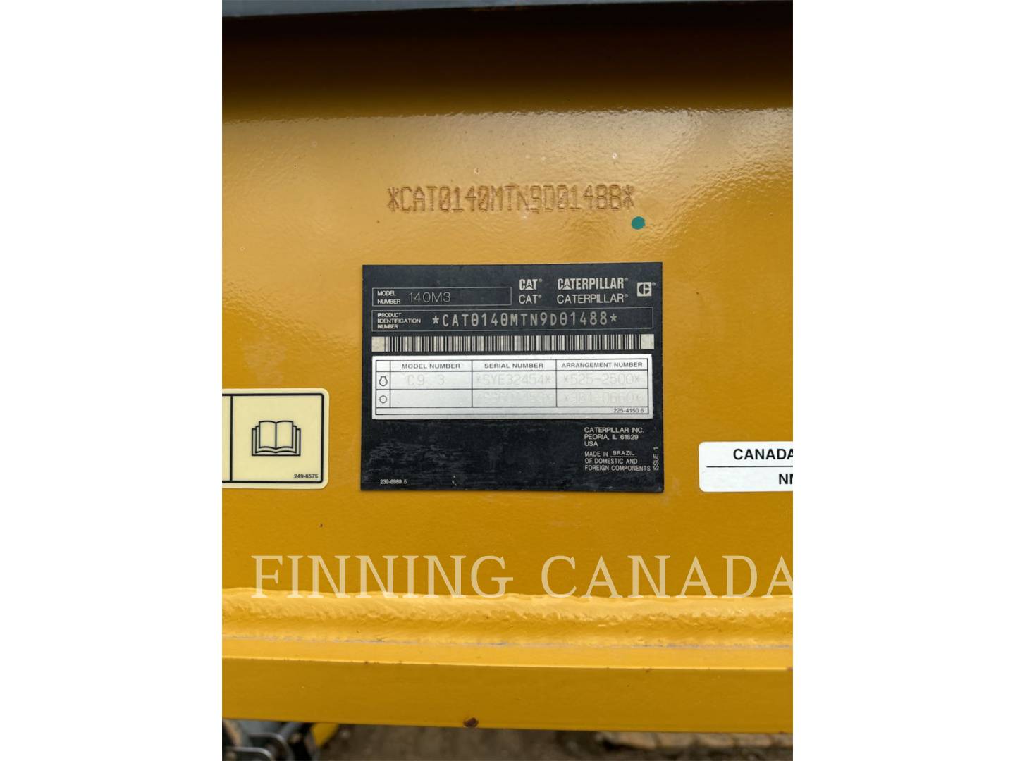 Caterpillar 140M3, Motor Grader, 6877 hours, S/N: N9D01488, 2019 - Image 6