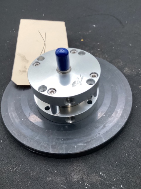 2" Bore, Bimba #FO-501-CMT, Flat-1 pneumatic cylinder, 1" stroke - Image 1