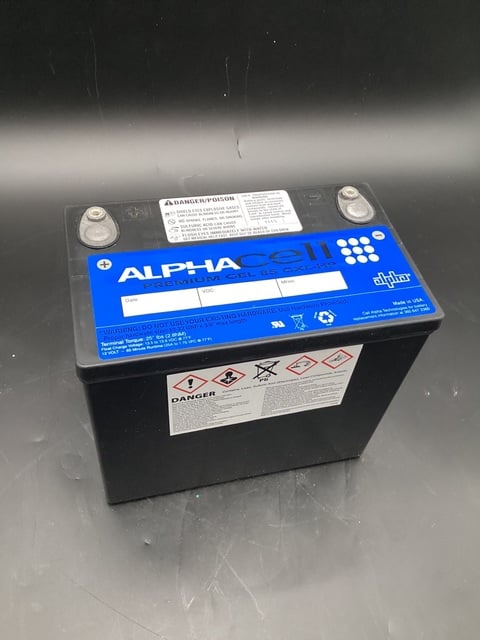ALPHA 85-GXL-HP 12V, 50Ah Capacity VRLA Gelled Electrolyte Battery NEW - Image 2