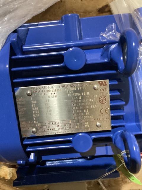 Sumitom HP RPM tc-fxpa/fb-1e induction gear motor 1/2hp 1750rpm new - Image 4