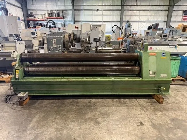 10' x 1/2" Roundo #PS-255, 3-roll plate bending roll, 10" top roll diameter, 13.39" side roll diameter - Image 2