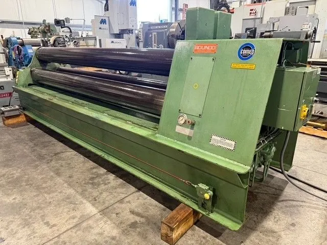 10' x 1/2" Roundo #PS-255, 3-roll plate bending roll, 10" top roll diameter, 13.39" side roll diameter - Image 4