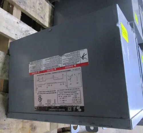 6 KVA 480 Delta Primary, 208Y/120 Secondary, Square D 6T2F, transformer, 7.2-16.7A, 3R, type STCLAS - Image 10