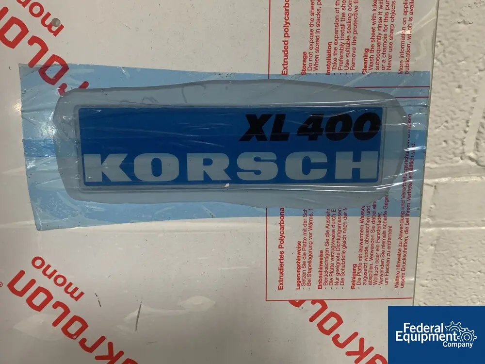 Korsch #XL400, Tablet Press Door, Macrolon, unused - Image 3