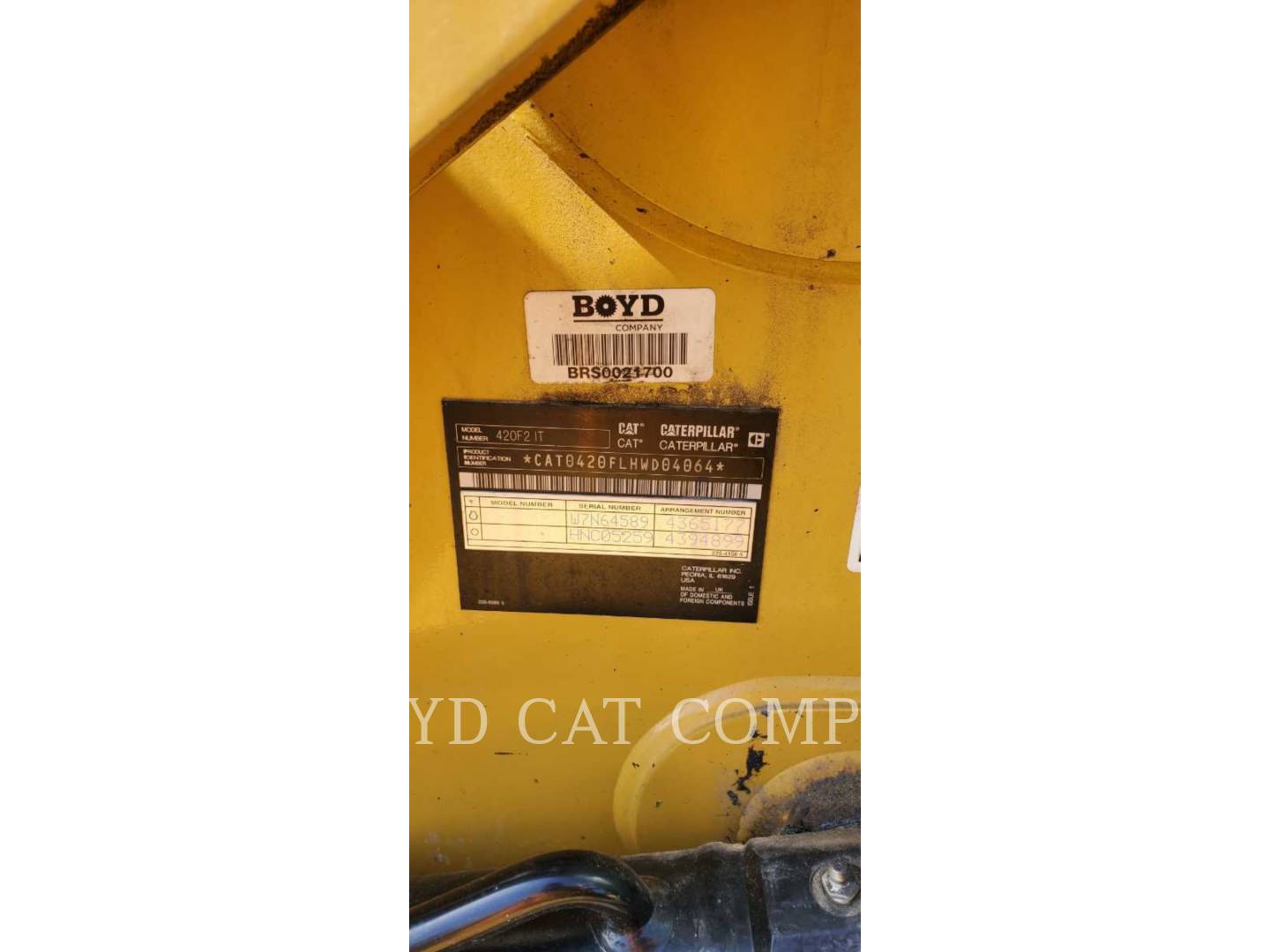 Cat 420F2IT, Backhoe Loader, 2642 hours, S/N: HWD04064, 2019 - Image 6