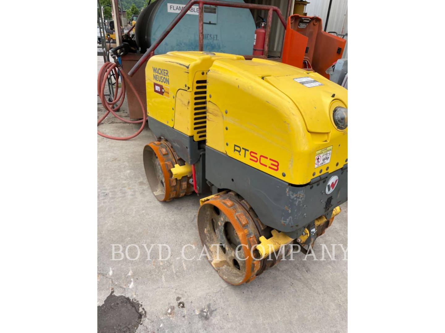 Wacker Corporation RT82 WAC, Vibratory Single Drum Smooth, 212 hours, S/N: 24455580, 2018 - Image 2
