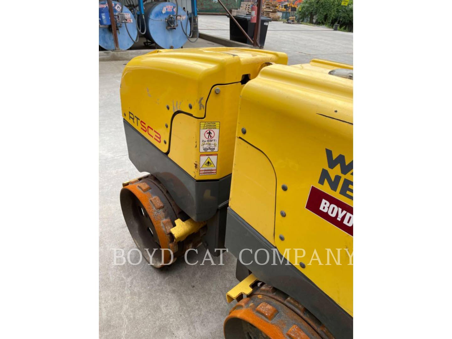 Wacker Corporation RT82 WAC, Vibratory Single Drum Smooth, 212 hours, S/N: 24455580, 2018 - Image 4