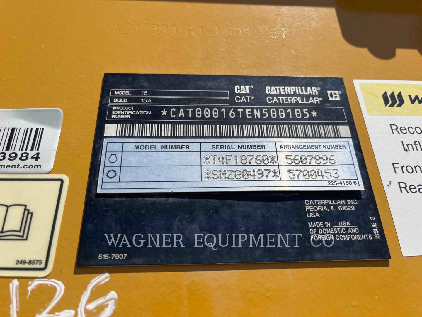 Caterpillar 16, Motor Grader, 13299 hours, S/N: EN500105, 2021 - Image 6