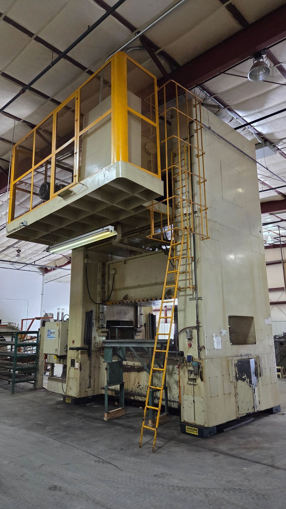 440 Ton, Stamtec #S2-400, straight side double crank press, 11.8" stroke, 27.5" Shut Height, air clutch & - Image 4