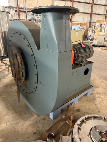 Stainless steel centrifugal pump, 30 HP, Westinghouse motor - Image 3