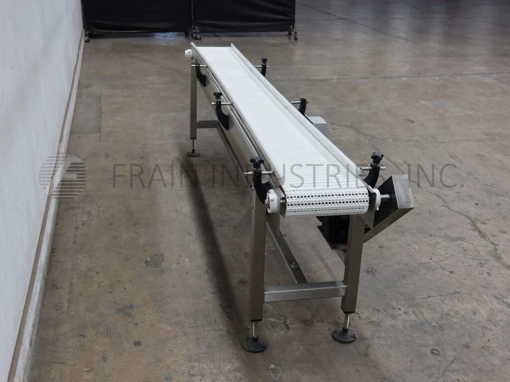 12" wide x 10' long, Stainless steel frame conveyor, 1/2 HP drive with vari-speed Control - Image 2