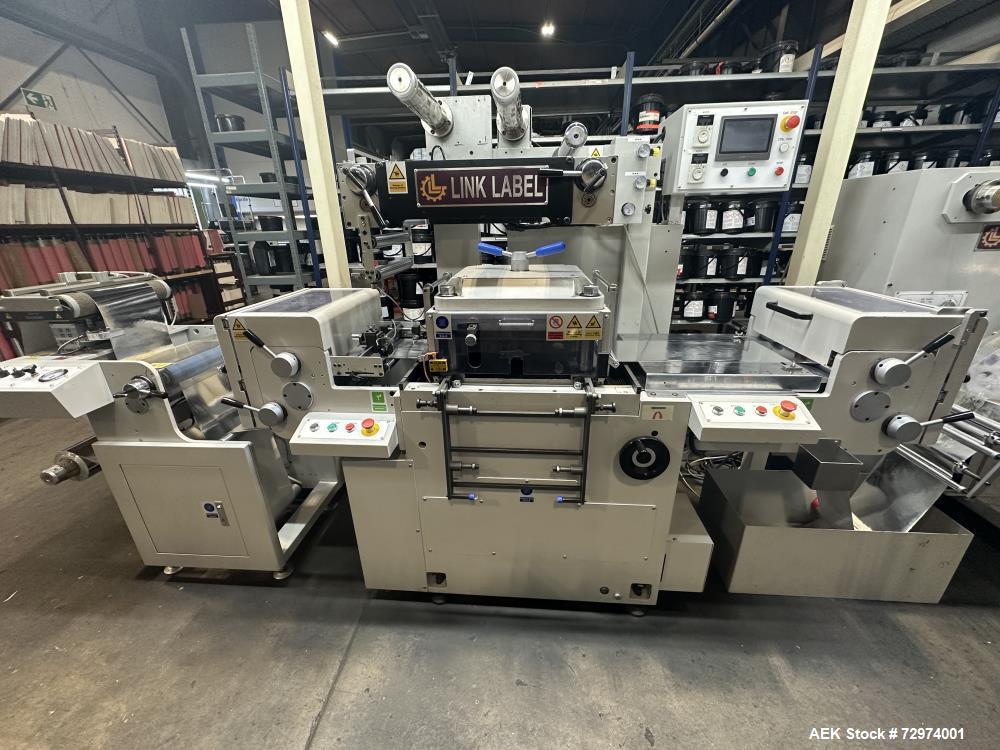 Link-Belt Label #H320, Hot Foil Printing Machine, 250 prints/min, 11.7" x 11.7" max print, 2016 - Image 1