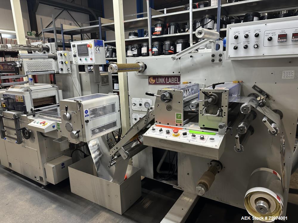 Link-Belt Label #H320, Hot Foil Printing Machine, 250 prints/min, 11.7" x 11.7" max print, 2016 - Image 3