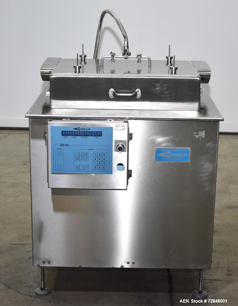 Cozzoli #GW24, Batch Vial Washer, Stainless Steel, 10000 Vials/Hr, 1-500 mL, 1" centers, 110 V., AB - Image 1