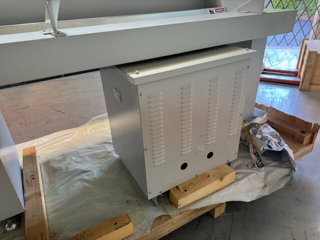 Salvamac #Salvapush-2000, Optimizing Saw, 20" blade, 240/480 V., 3ph, 1.64'-13.45' board L, 296 FPM feed, 2024 - Image 5