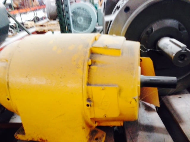 15 HP 1800 RPM Reuland, Frame 256YZ, Drip-Proof Ball Bearing, rebuilt, 220/440 Volts - Image 1